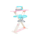 Children's Toy Ironing Set - Iron, Board, Basket and Hanging Rail