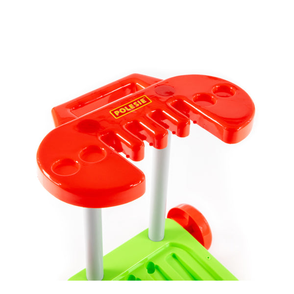 Polesie Children's Cleaning Trolley Role-Play Toy - Broom, Mop and Bucket