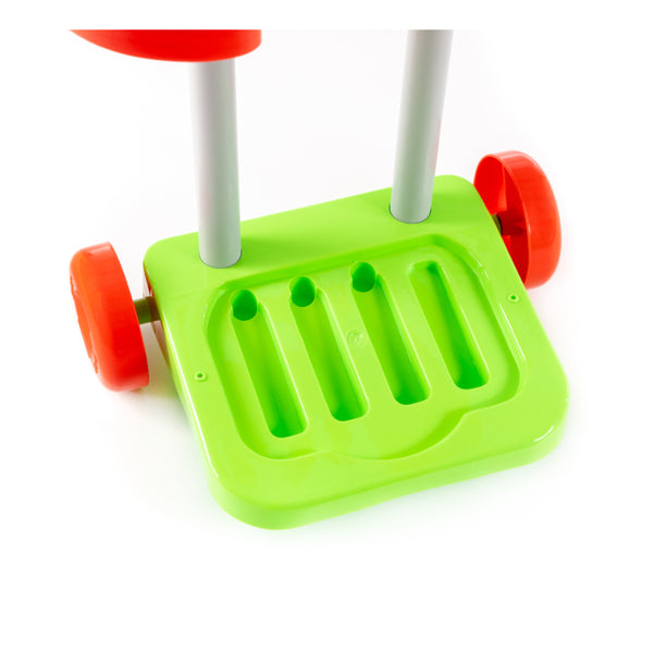 Polesie Children's Cleaning Trolley Role-Play Toy - Broom, Mop and Bucket