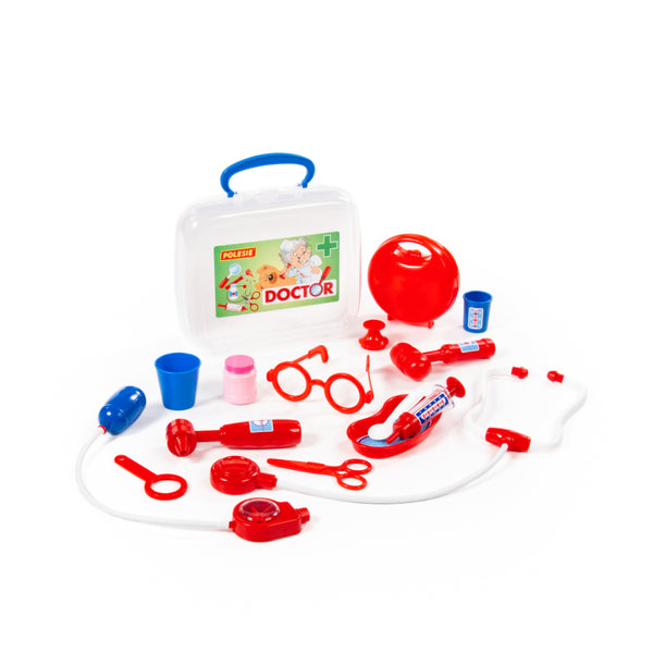 Children's Doctor Role-Play Toy Set - Carry Case, Medical Accessories