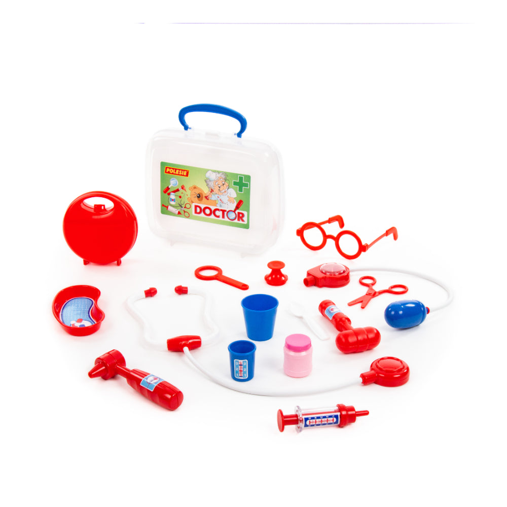 Children's Doctor Role-Play Toy Set - Carry Case, Medical Accessories