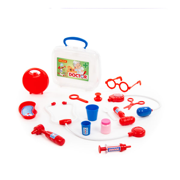 Children's Doctor Role-Play Toy Set - Carry Case, Medical Accessories