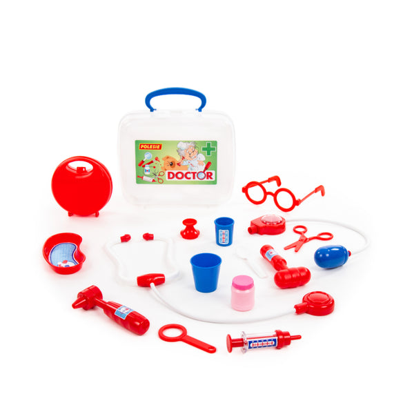 Children's Doctor Role-Play Toy Set - Carry Case, Medical Accessories