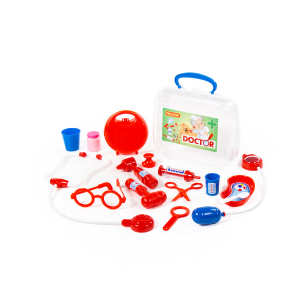 Children's Doctor Role-Play Toy Set - Carry Case, Medical Accessories