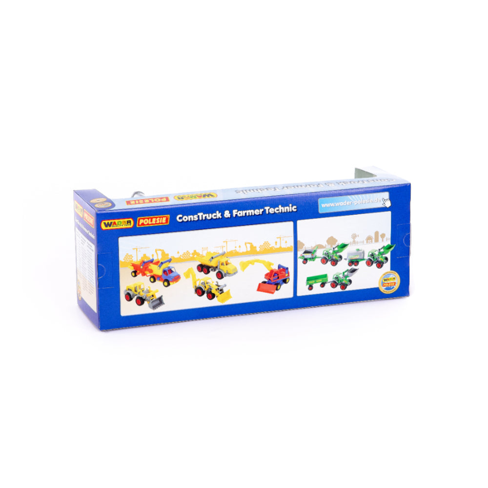 Green Farm Tractor and Tipping Trailer Toy - Front Loader, Detachable