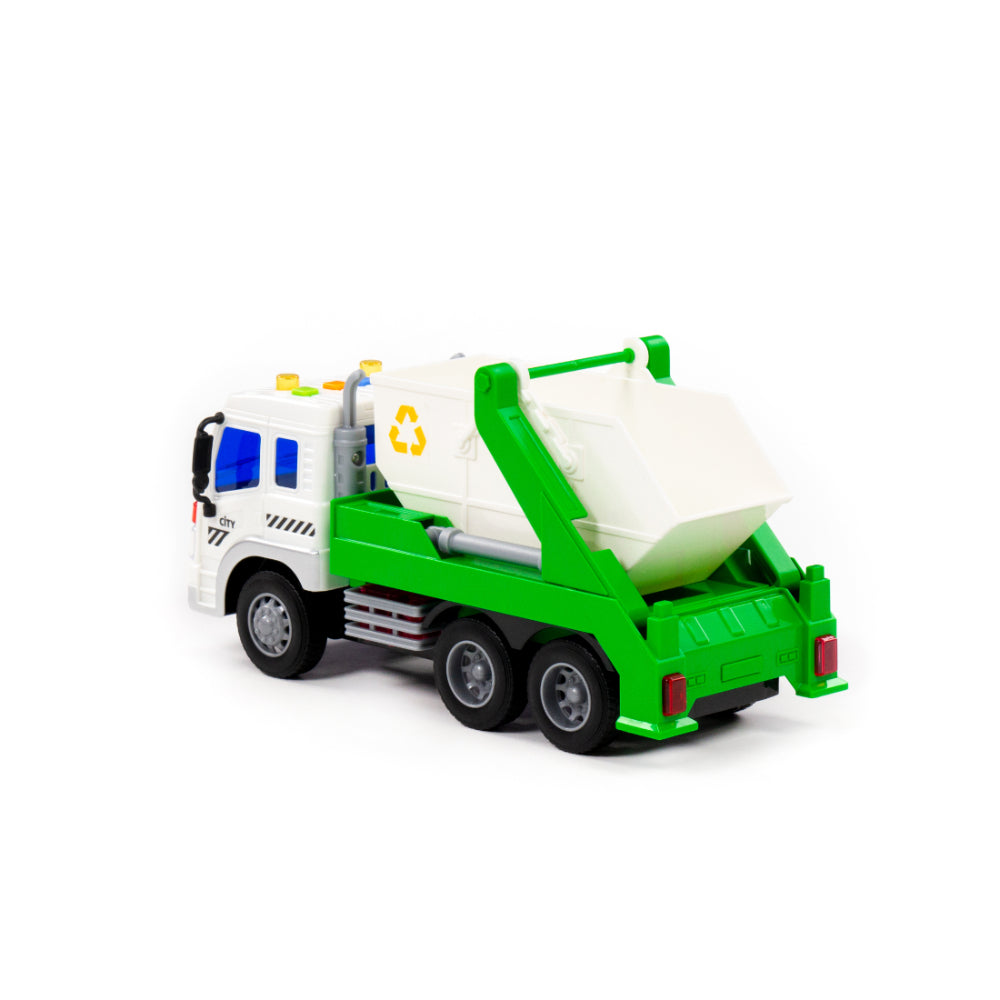 City Recycling Container Truck Toy - Lights and Sounds, Ages 3+