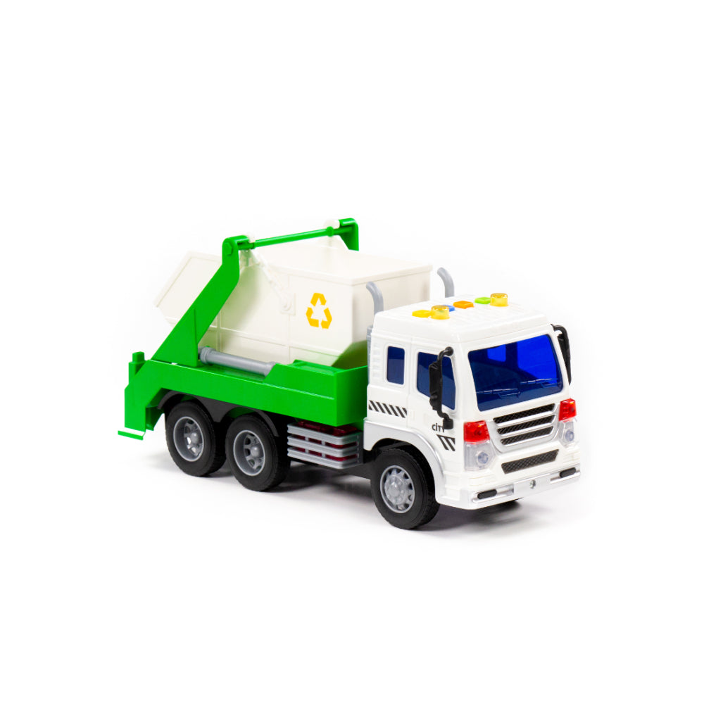 City Recycling Container Truck Toy - Lights and Sounds, Ages 3+