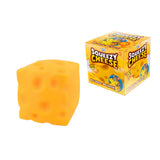 Squidgy Jumbo Cheese Squeeze Toy - Soft Sensory Fidget, Ages 6+