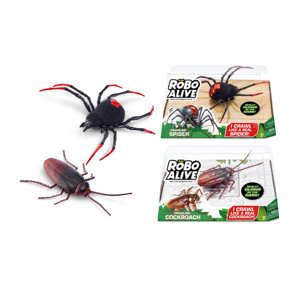 Robo Alive Robotic Insect Toy - Assorted Spider/Cockroach Designs