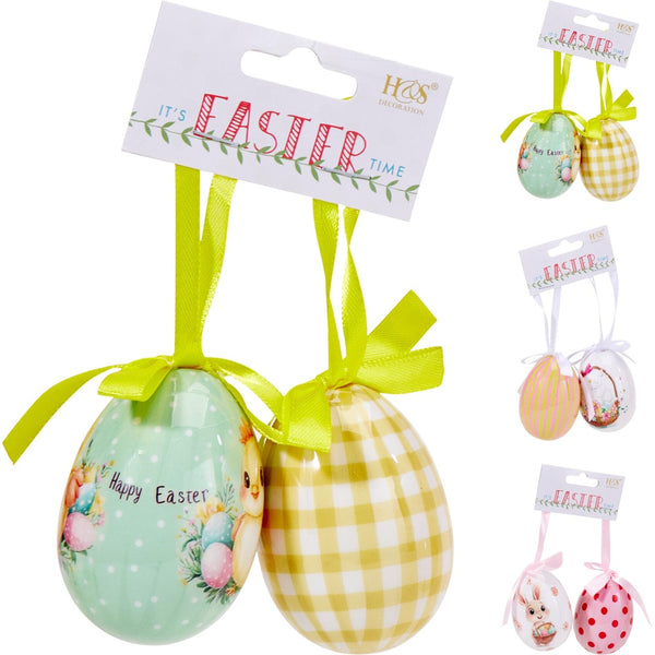 Easter Egg Hangdeco - Decorative Eggs - 45x65mm