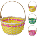 Bamboo Basket - Assorted Colours - 26cm