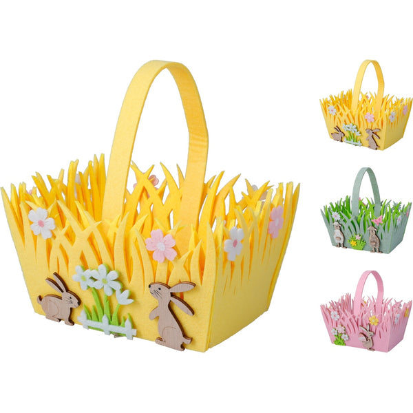 Easter Basket - Assorted Designs - 17x12x10cm
