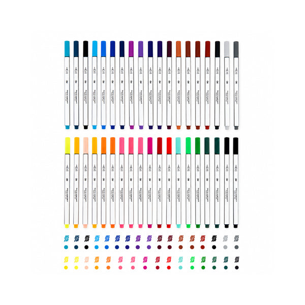 Royal Langnickel Fineliner Artist Markers - 36 Pieces, Assorted Colours