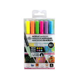 Royal Langnickel Acrylic Paint Markers - Pack of 6, Assorted Neon Colours