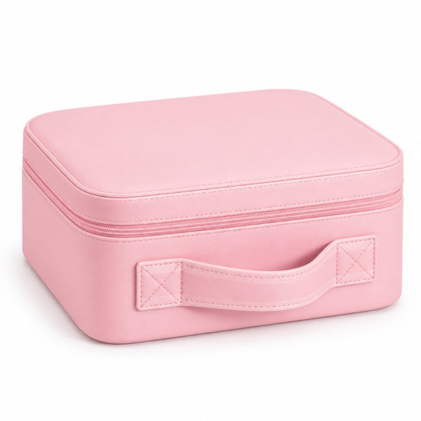 LED Make Up Box Pink | 27x23x13cm