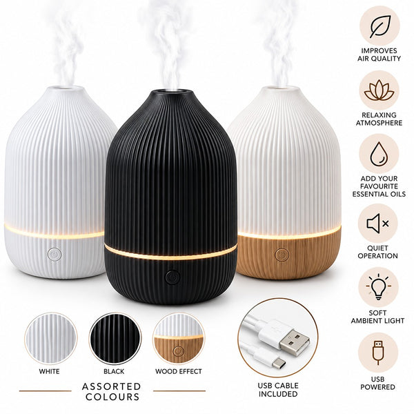Diffuser Assorted Colours USB | Stylish Home Fragrance