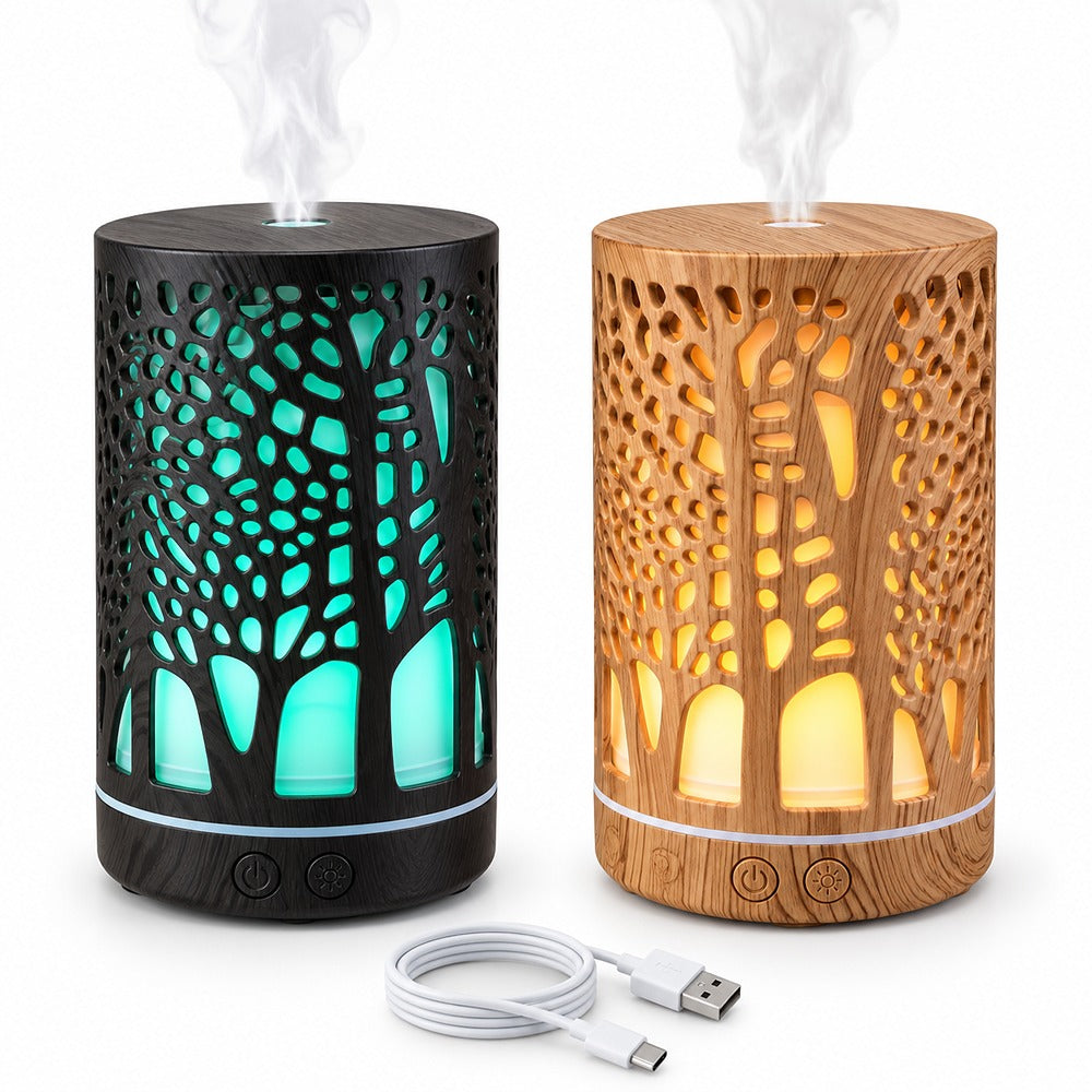 Tree Of Life Diffuser | 15cm Black/Natural