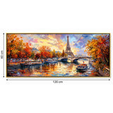 Home Gallery Framed Canvas Print Eiffel Tower | 60x120cm Wall Art