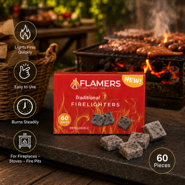Flamers Traditional Firelighters - 60 Pack