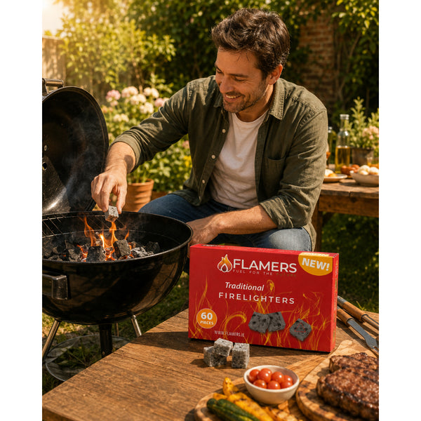 Flamers Traditional Firelighters - 60 Pack