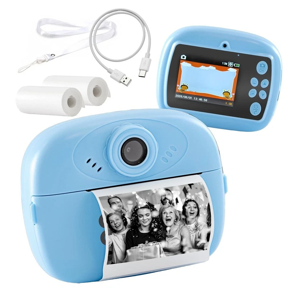 Instant Print Camera with Built-in Printer | Fun for All Ages