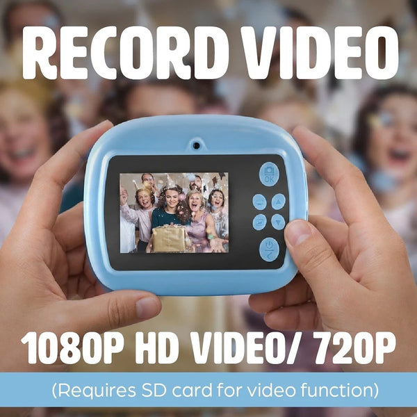 Instant Print Camera with Built-in Printer | Fun for All Ages