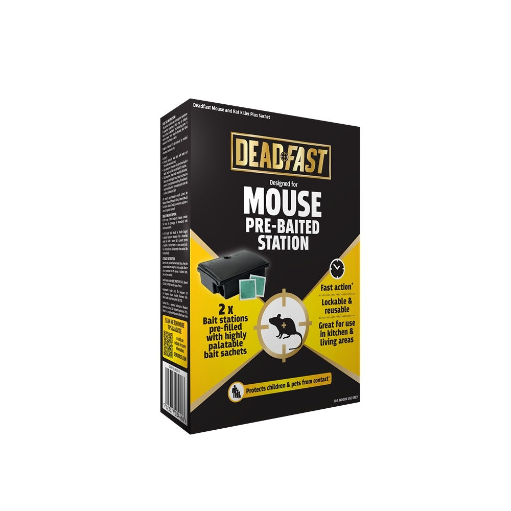Mouse Twin Pre-Baited Station - 2 Pack