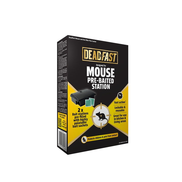 Mouse Twin Pre-Baited Station - 2 Pack