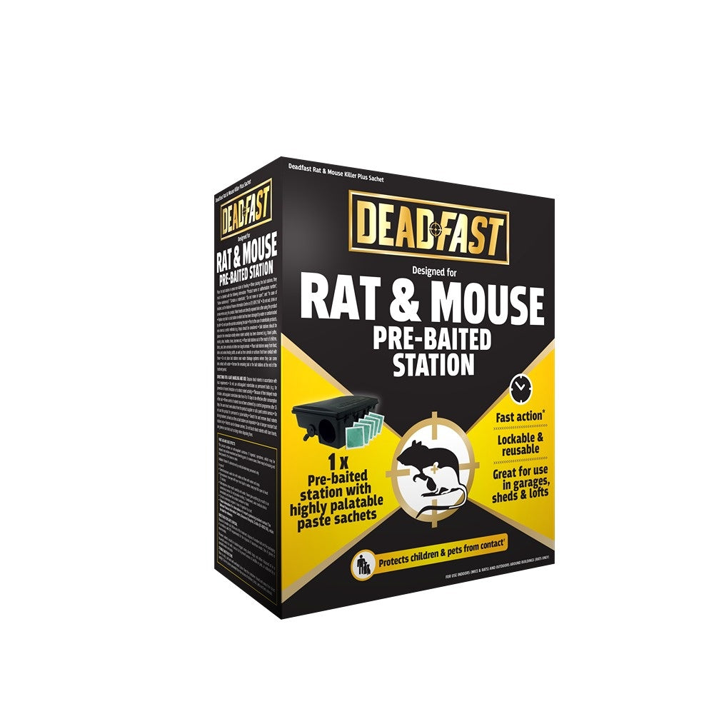 Deadfast Mouse & Rat Pre-Baited Station - 1 Pack