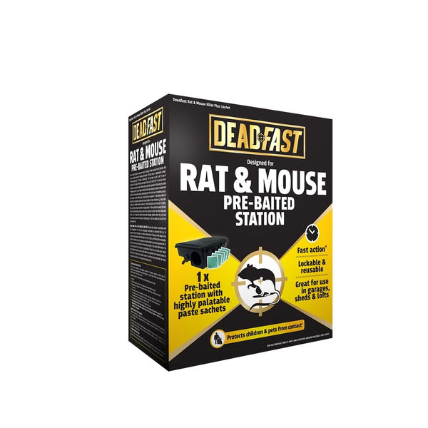 Deadfast Mouse & Rat Pre-Baited Station - 1 Pack