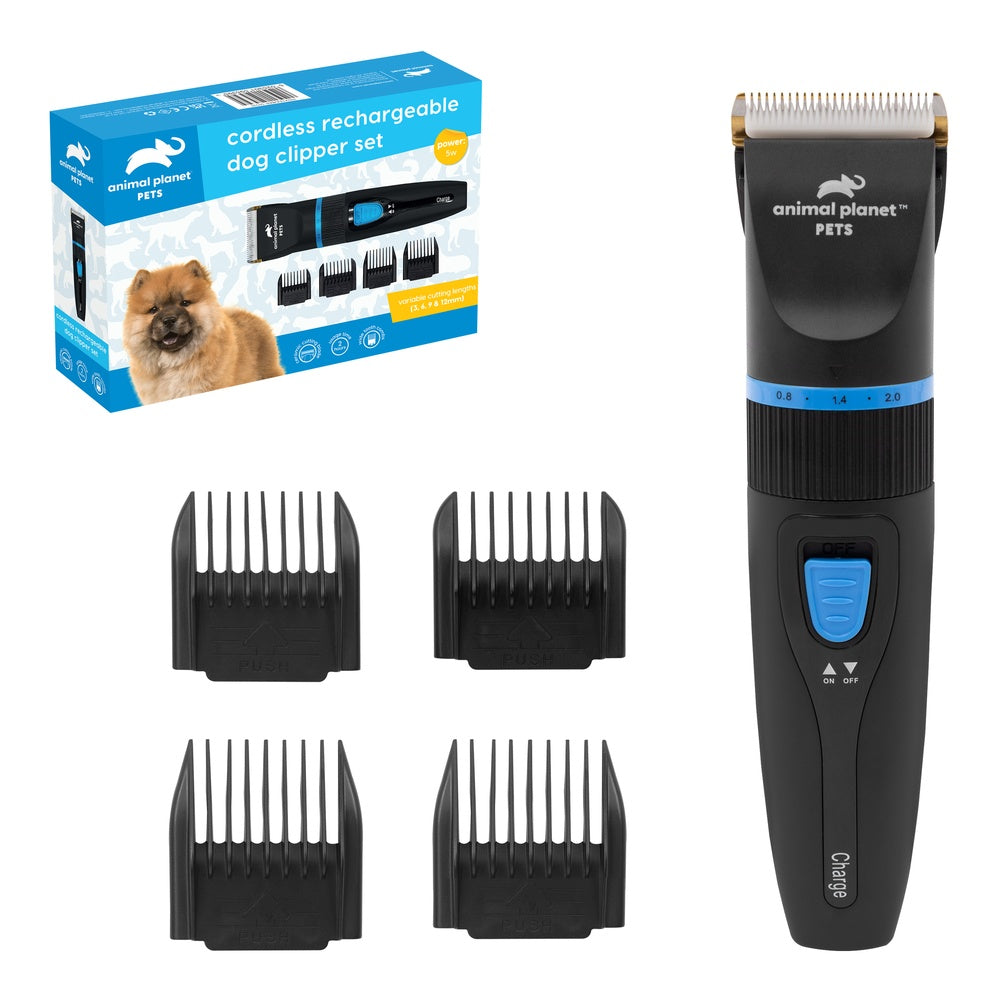 Rechargeable Dog Grooming Clippers - Animal Planet - 1 Set