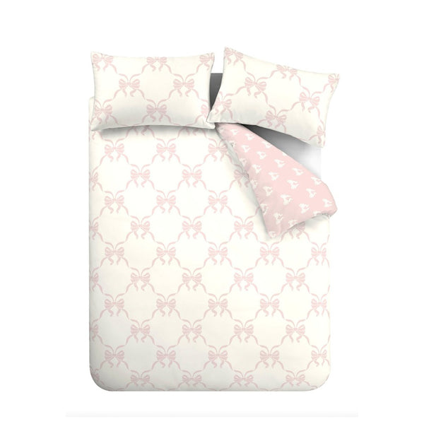 Pretty Bows Pink Quilt Set King | Charming Design for Comfort