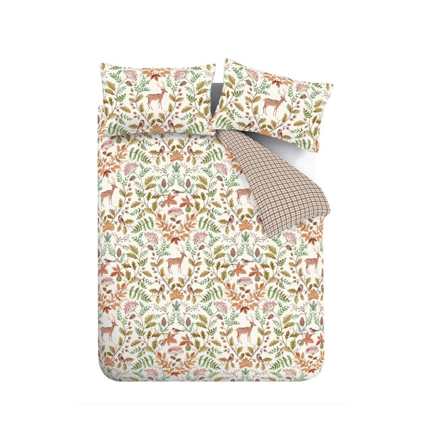 Woodland Stag Cream Quilt Set | Single Size
