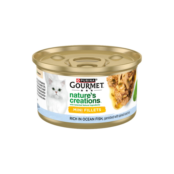 Purina Gourmet Mini Ocean Fish Fillets - 85g