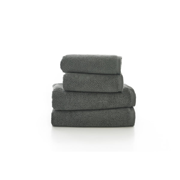 Romeo Bath Sheet Charcoal | Soft 100% Cotton 90x150cm Towel