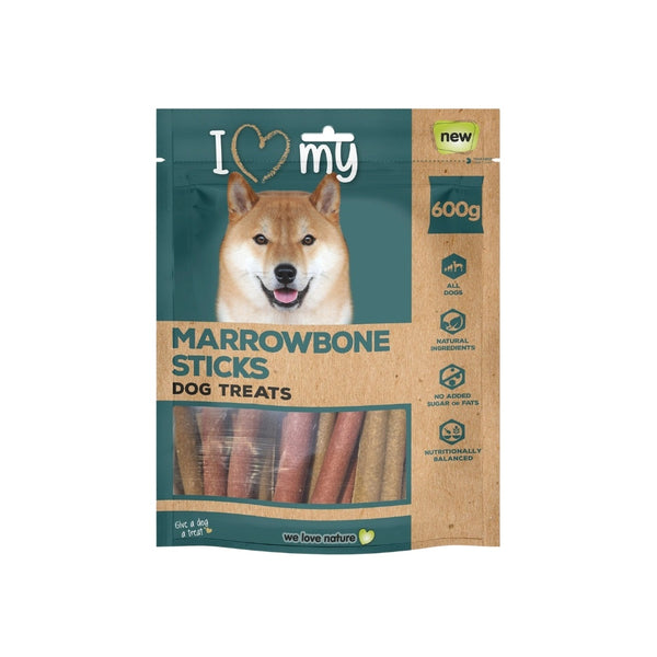 I Love My Marrowbone Sticks - Dog Treats - 600g