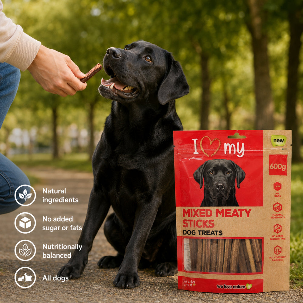 I Love My Mixed Meaty Sticks - Dog Treats - 600g