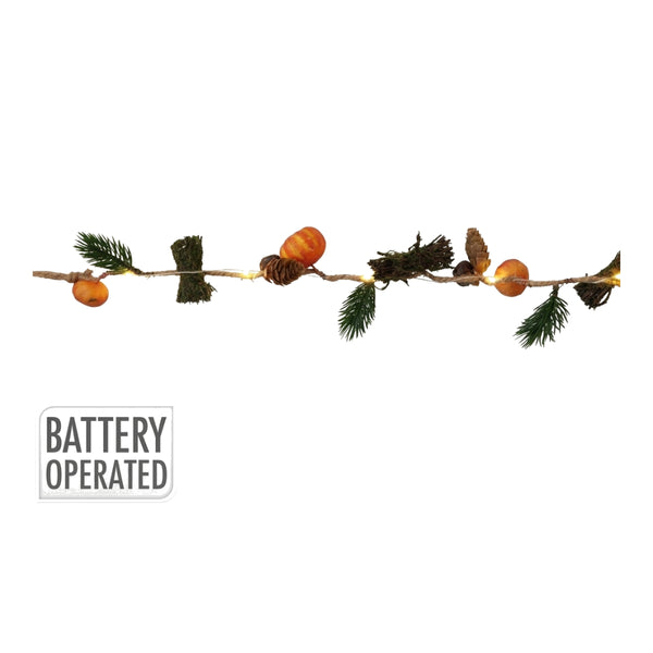 Pumpkin Garland 125cm LED | Festive Lighting