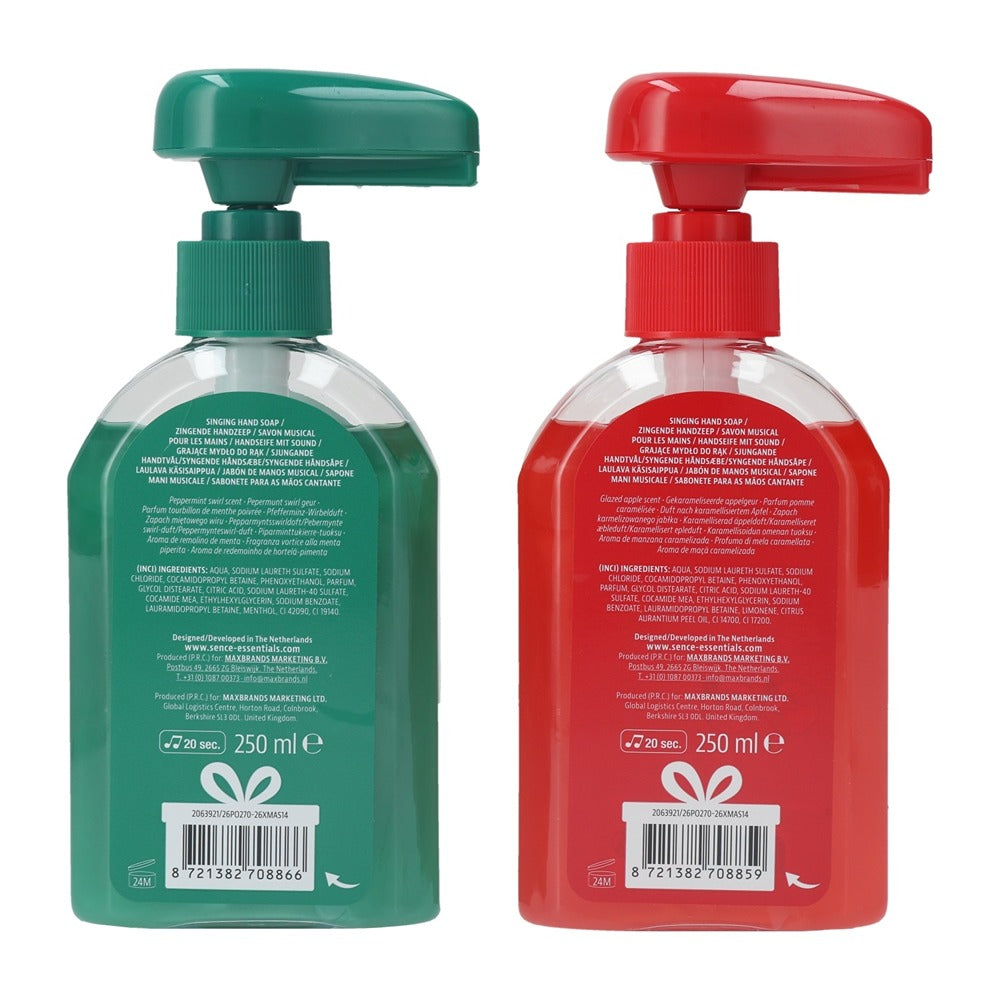 Sence Singing Hand Soap | 250ml Assorted Christmas Scents