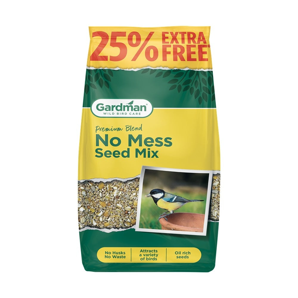 No Mess Seed Mix - 1.6kg with 25% Extra Free