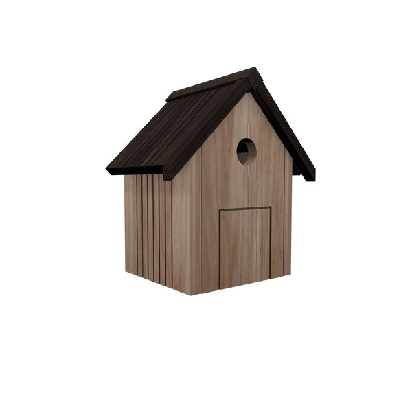 Garden Bird Nest Box - Wooden - 143cm x 195cm x 240cm
