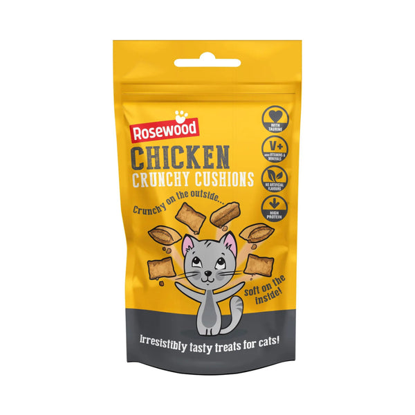 Rosewood Crunchy Cat Chushions Chicken | 60g