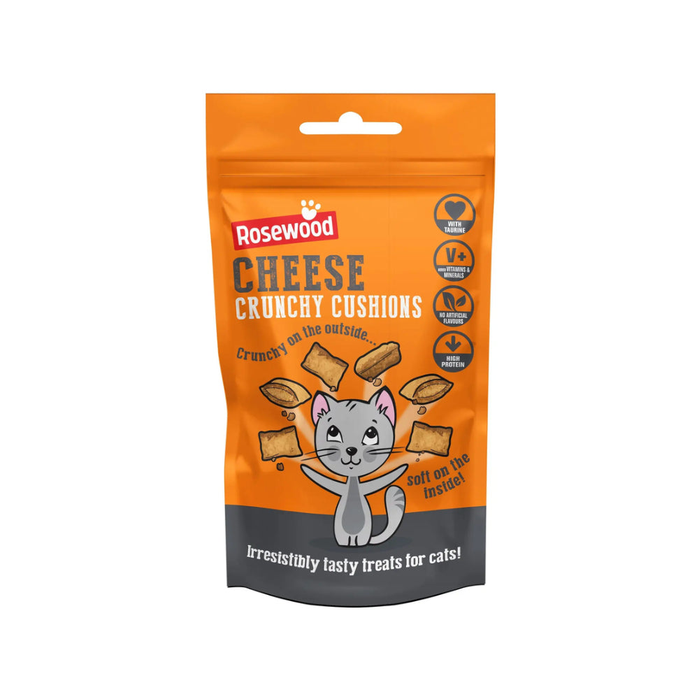 Rosewood Cheese Crunchy Cat Chushions | 60g