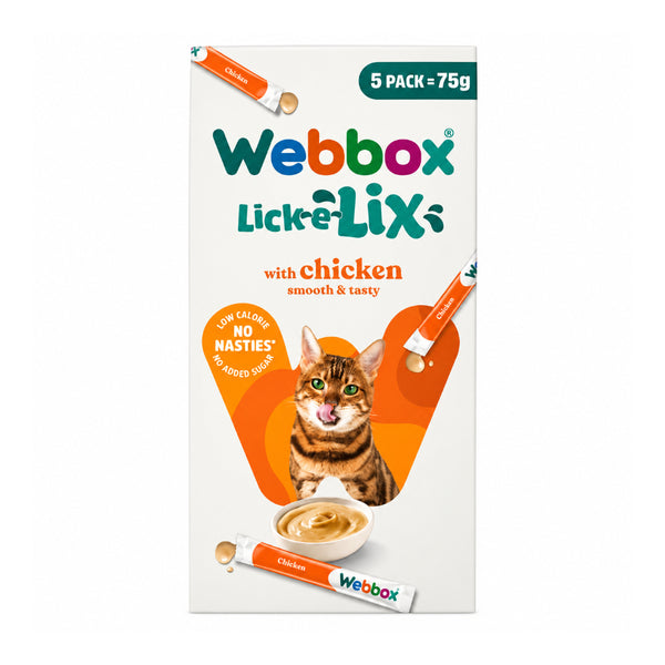 Webbox Chicken Lick-E-Lix | Smooth & Tasty Cat Treats