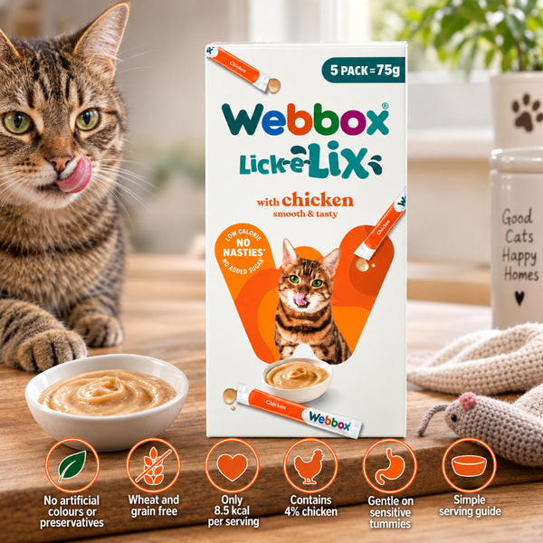 Webbox Chicken Lick-E-Lix | Smooth & Tasty Cat Treats