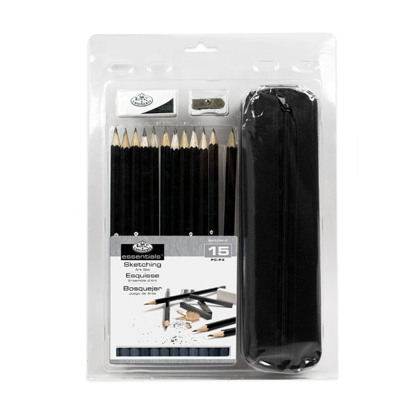 Royal & Langnickel Graphite Sketching Set | 15 Pieces with Case