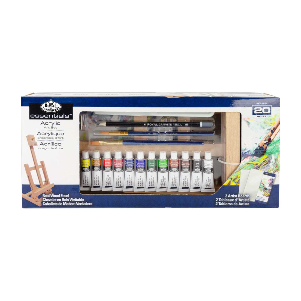 Royal & Langnickel Acrylic H-Easel Art Set | 20 Pieces