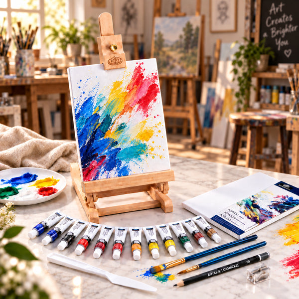 Royal & Langnickel Acrylic H-Easel Art Set | 20 Pieces