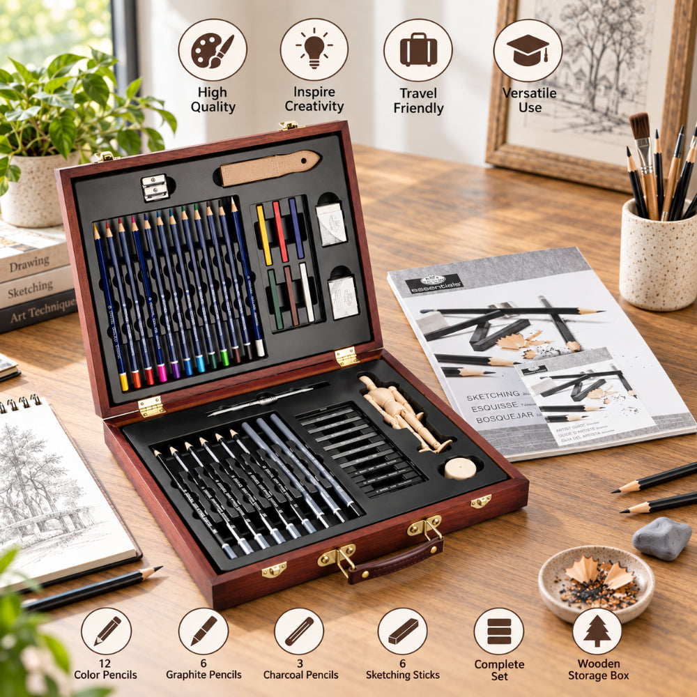 Royal & Langnickel Sketching & Drawing Art Set | 45 Pieces