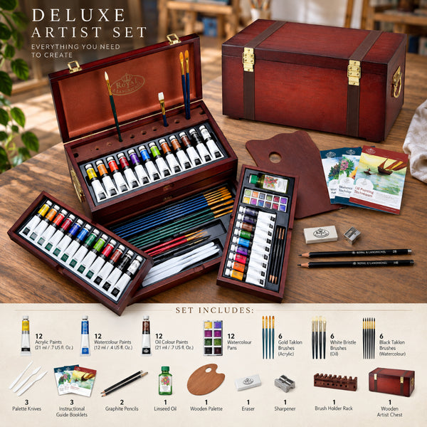 Royal & Langnickel Deluxe Painting Media Box Art Set | 80 Pieces